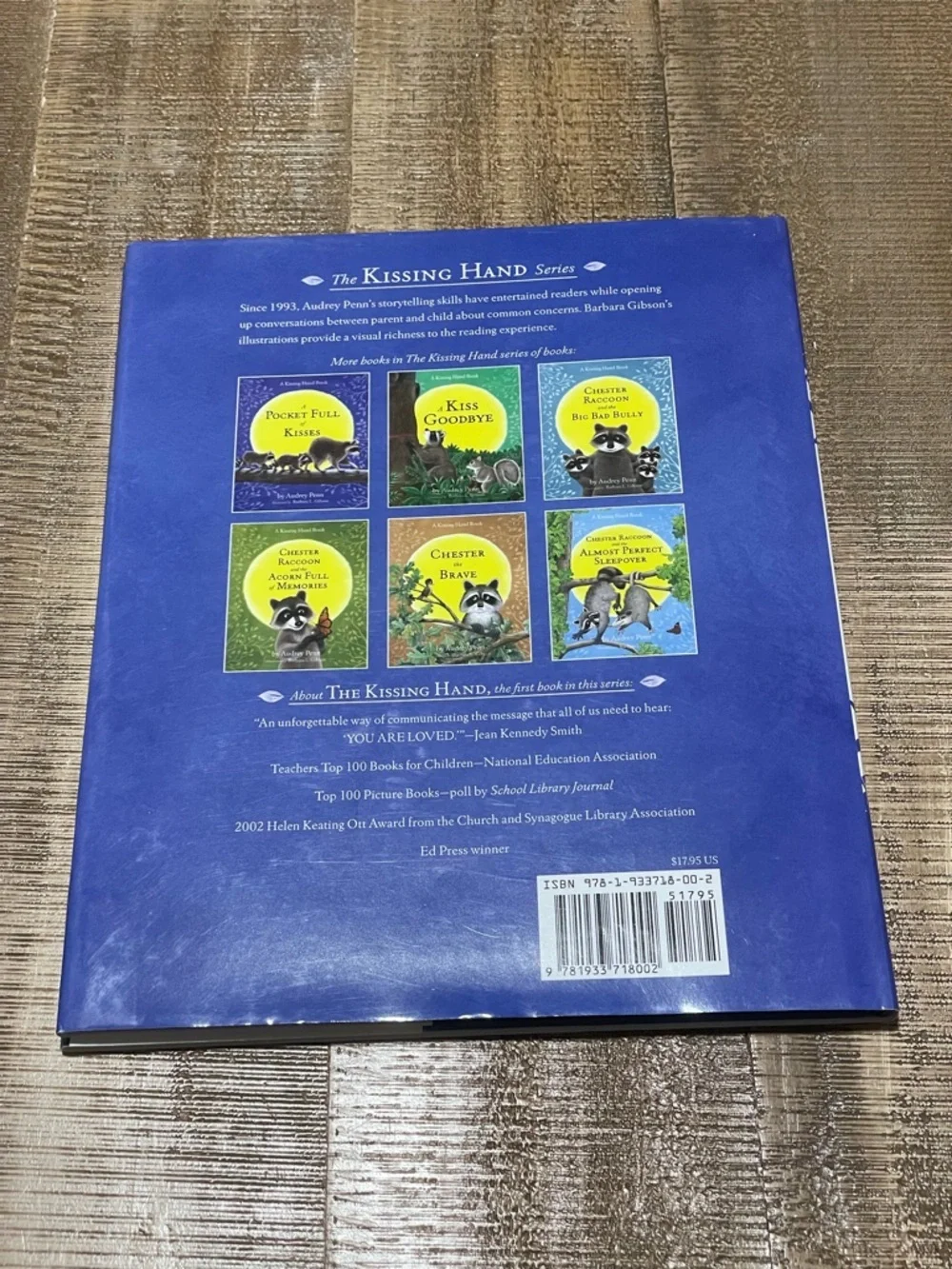 The Kissing Hand by Audrey Penn - Blue & Yellow Children's Book